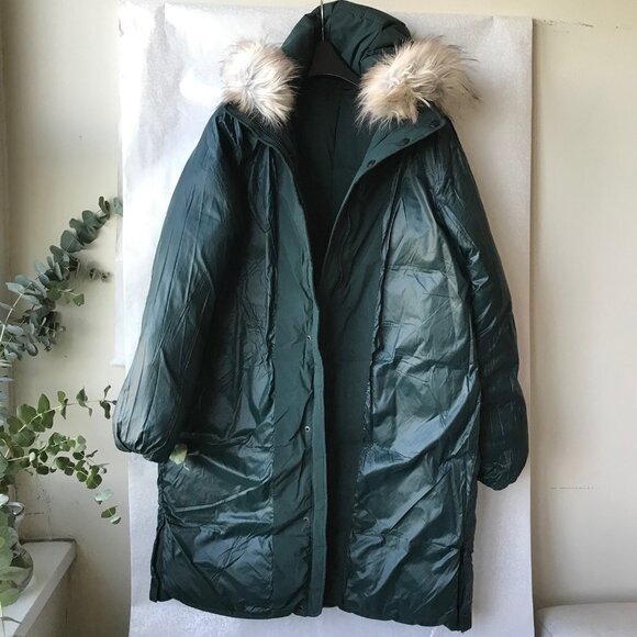 Sam Edelman  Puffer Coat with Removable Hood  Wild Indigo - Picture 13 of 14